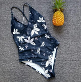 Sexy One Piece Swimsuit Women Swimwear Push Up Monokini 2019 Bathers Bathing Suit Female Beach Wear Fused Indoor Swimming Suits