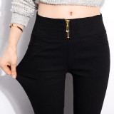 Women Plus Size High Waisted Trousers Skinny Pants Trousers Elastic Pencil Pants High Waist Pants Women Plus Size High Waisted Trousers Skinny Pants Trousers Elastic Pencil Pants High Waist Pants