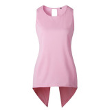 Fashion Woman Blouses 2019 Cross Irregular Women's Blouse Shirt Womens Tops and Blouses Female Backless Sleeveless Feminine Top
