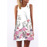 Slim Casual Cartoon Printed Dress Women Cute Camouflage Mini Package Hip Dress 2019 New Summer Short Sleeve Sexy Dress Vestidos