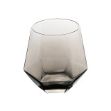 Geometry Whiskey Glass Diamond Crystal Glass Cup Golden Rim Transparent Coffee Milk Tea Mug Home Bar Drinkware Couple Glass Cup