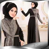 Ramadan Eid Mubarak Sequin Abaya Dubai Turkey Hijab Muslim Dress Abayas Turkish Dresses For Women Kaftan Islamic Clothing Caftan
