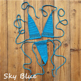 13 Color Hand Crochet Sunbathing Hot Bikini Women Sexy Micro Swimwear Mini Lingerie Sets 13 Color Hand Crochet Sunbathing Hot Bikini Women Sexy Micro Swimwear Mini Lingerie Sets