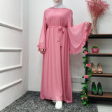 Summer Chifffon Abaya turkey Muslim Dress Abayas For Women Caftan Elbise Hijab Dress Robe Femme Ramadan Kaftan Islamic Clothing