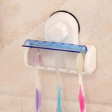 1pcs New Plastic Dust-proof Toothbrush Holder Bathroom Kitchen Family Toothbrush Suction Cups