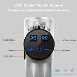 LCD Display Massage Gun Deep Muscle Massager Muscle Pain Body Massage Exercising  Relaxation Slimming Shaping Pain Relief