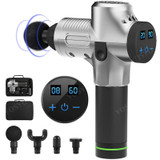 LCD Display Massage Gun Deep Muscle Massager Muscle Pain Body Massage Exercising  Relaxation Slimming Shaping Pain Relief