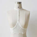 Sexy Women Alluring Gothic Elastic Cage Bra Crop Top Erotic Lingerie Pron Strappy Hollow Out Bra Bustier Bandage Harness Bra Top Sexy Women Alluring Gothic Elastic Cage Bra Crop Top Erotic Lingerie Pron Strappy Hollow Out Bra Bustier Bandage Harness Bra Top