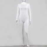 NewAsia Garden Black Rompers Womens Jumpsuit Cotton Casual Jumpsuits White Slim Fit Sexy Streetwear Overalls For Women 2020