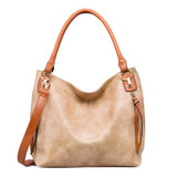 Ceossman New Messenger Fashion Women's Designer Bucket Handbag 2020 PU Leather Women Tote Bag  Solid Shoulder Crossbody Bag