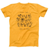 Graphic tees women Fashion t shirt Women Korean Style Women Clothes Causal Top Save The Bees Yellow T-shirt Tops Tee shirt femme Graphic tees women Fashion t shirt Women Korean Style Women Clothes Causal Top Save The Bees Yellow T-shirt Tops Tee shirt femme