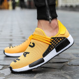 New women's and men's casual shoes couple sports shoes red large size running shoes fashion wear breathable mesh shoes