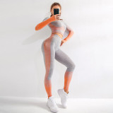 2 Piece Set Sportswear for Women Sports Fitness Leggings Workout Clothes for Women Sporty Tights Fitness Sport Pants