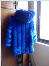 Faux Fur Factory Faux Fox Fur Coat Women Winter Fashion Artificial Fur Hooded Coats Overcoat Female Faux Fur Jacket