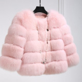 S-4XL Mink Coats Women Winter Top Fashion Pink FAUX Fur Coat Elegant Thick Warm Outerwear Fake Fur Jacket Chaquetas Mujer S-4XL Mink Coats Women Winter Top Fashion Pink FAUX Fur Coat Elegant Thick Warm Outerwear Fake Fur Jacket Chaquetas Mujer