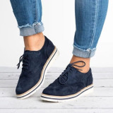 2019 Shoes Woman Sneakers Platform Oxfords British Style Cut-Outs Lace Up Footwear Sneakers For Women Casual Shoes