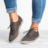 2019 Shoes Woman Sneakers Platform Oxfords British Style Cut-Outs Lace Up Footwear Sneakers For Women Casual Shoes