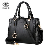 Alligator Luxury Handbag Women Bag Designer Genuine Leather Bag for Women 2018 Leather Handbags Ladies Hand Bags Sac a Main