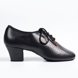 Women Latin BD Shoe T1b Women Soft Leather Teaching Shoes Ladies Dancesport Shoe Split Outsole  Ballroom Dance Shoe