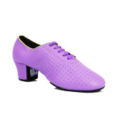 Women Latin BD Shoe T1b Women Soft Leather Teaching Shoes Ladies Dancesport Shoe Split Outsole  Ballroom Dance Shoe