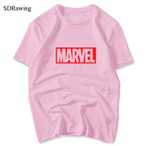 NEW 2018 MARVEL t Shirt woman cotton short sleeves Casual male tshirt marvel shirts tops Graphic Tees  plus size