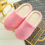 2019 Unisex Winter Home Floor Soft Women Indoor Slippers Outsole Cotton-Padded Shoes Home Slippers Short Plush Warm Soft Cotto
