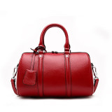 Genuine Leather Women Handbag Luxury Snake Real Cow Leather Boston Bag High Quality Shoulder Bag Lady Green Serpentine Tote Bag