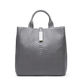 Designer Fashion Women Alligator Luxury Crocodile Handbag High Quality Real Cow Genuine Leather Ladies Tote Large Shoulder Bag
