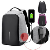 Anti-theft Backpack With USB Charge Port Concealed Zippers And Larger Volume Capacity Lightweight Waterproof for School Travel