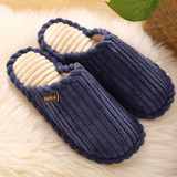 Women Slippers Keep Warm Winter  New Arrival Fashion Cotton slippers Casual  Lovers Indoor Corduroy men floor Slipper for couple