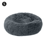 Round Plush Cat Bed