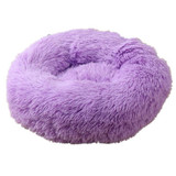 Round Plush Cat Bed