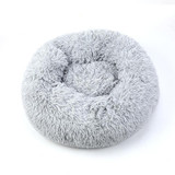 Round Plush Cat Bed
