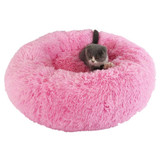 Round Plush Cat Bed