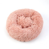 Round Plush Cat Bed