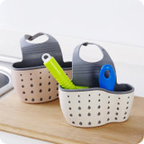 Useful Suction Cup Sink Shelf Soap Sponge Drain Rack Kitchen Sucker Storage Tool