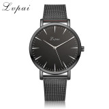 Rose Gold Mesh Band Creative Marble Wrist Watch