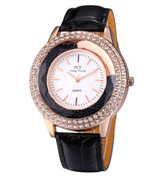 Luxury Brand Fashion Ladies Leather Crystal Diamond Rhinestone Watches Women Luxury Brand Fashion Ladies Leather Crystal Diamond Rhinestone Watches Women