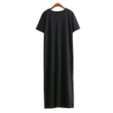 Maxi T Shirt Dress Women Summer Beach Sexy Elegant