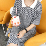 Comfortable Plus size long t-shirt summer autumn loose casual long shirt cotton