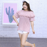 Plus Size 3XL Female T-shirt Summer Top 2018