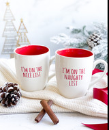 Stoneware Holiday Mugs, 4 Styles