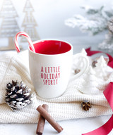 Stoneware Holiday Mugs, 4 Styles