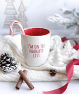 Stoneware Holiday Mugs, 4 Styles