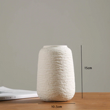 Daliah Textured Cream Vase Collection