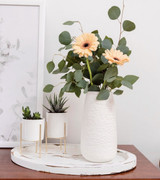 Daliah Textured Cream Vase Collection