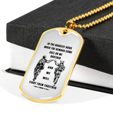 Personalized My Brother Dog Tag Necklace Chain - Inspirational To My Brother, Best Gifts For Your Brother, Idea Gift, Birthday, Christmas Gift For Brother ndbo24
