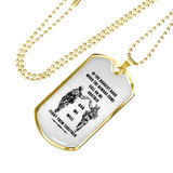 Personalized My Brother Dog Tag Necklace Chain - Inspirational To My Brother, Best Gifts For Your Brother, Idea Gift, Birthday, Christmas Gift For Brother ndbo24