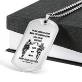 Personalized My Brother Dog Tag Necklace Chain - Inspirational To My Brother, Best Gifts For Your Brother, Idea Gift, Birthday, Christmas Gift For Brother ndbo24