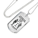 Personalized My Brother Dog Tag Necklace Chain - Inspirational To My Brother, Best Gifts For Your Brother, Idea Gift, Birthday, Christmas Gift For Brother ndbo24